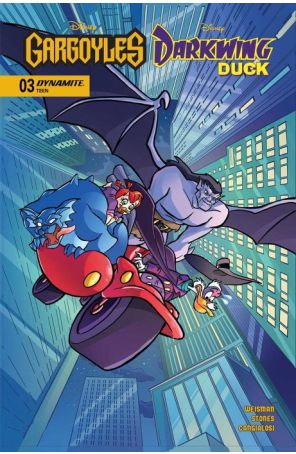 Gargoyles/Darkwing Duck 3A published by Dynamite with cover art by Tad Stones