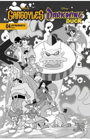 Gargoyles/Darkwing Duck 4E published by Dynamite with cover art by Ciro Cangialosi