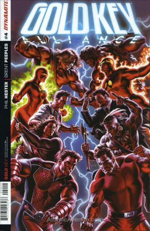 Gold Key: Alliance 4A published by Dynamite with cover art by Felipe Massafera