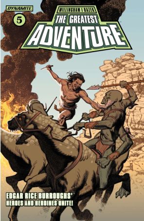The Greatest Adventure 5B published by Dynamite with cover art by Greg Smallwood