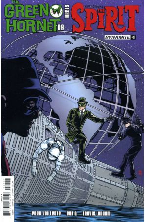 The Green Hornet '66 Meets The Spirit 1A published by Dynamite with cover art by Mike Allred