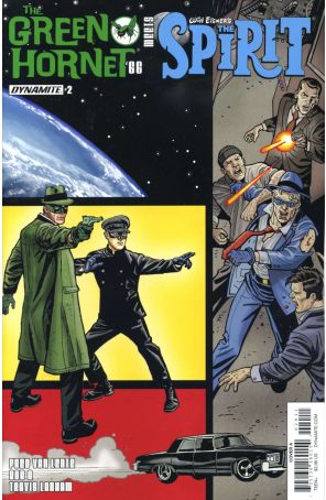 The Green Hornet '66 Meets The Spirit 2A published by Dynamite with cover art by Ty Templeton