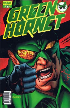 Green Hornet (Dynamite) 21C published by Dynamite with cover art by Brian Denham