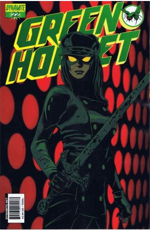 Green Hornet (Dynamite) 22A published by Dynamite with cover art by Brian Denham