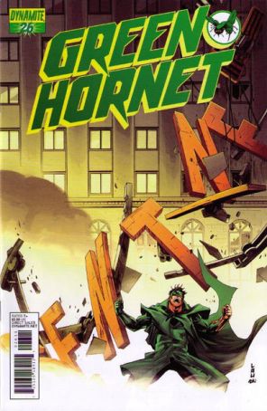 Green Hornet (Dynamite) 26C published by Dynamite with cover art by Jonathan Lau