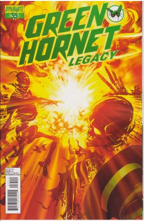Green Hornet (Dynamite) 35 published by Dynamite with cover art by Stephen Sadowski