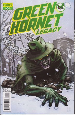 Green Hornet (Dynamite) 36 published by Dynamite with cover art by Stephen Sadowski