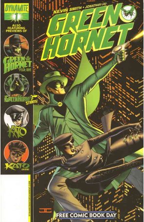 Green Hornet (Dynamite) FCBD 1 published by Dynamite with cover art by John Cassaday