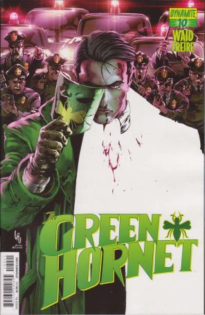 Green Hornet (Dynamite, 2nd Series) 10A published by Dynamite with cover art by Jonathan Lau