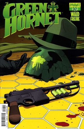 Green Hornet (Dynamite, 2nd Series) 10 published by Dynamite with cover art by Paolo Rivera
