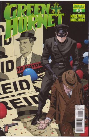 Green Hornet (Dynamite, 2nd Series) 3 published by Dynamite with cover art by Paolo Rivera