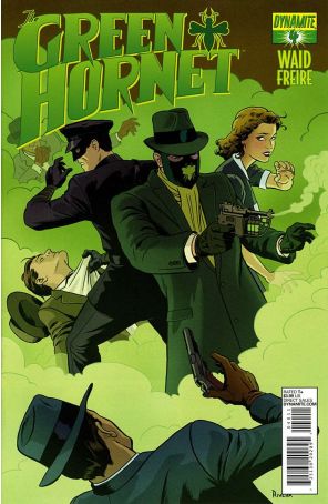 Green Hornet (Dynamite, 2nd Series) 4 published by Dynamite with cover art by Paolo Rivera
