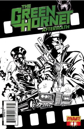 Green Hornet Aftermath 1A published by Dynamite with cover art by Nigel Raynor