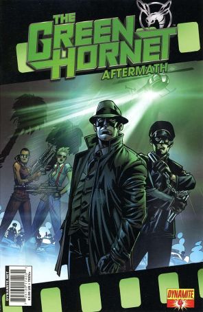 Green Hornet Aftermath 4 published by Dynamite with cover art by Nigel Raynor