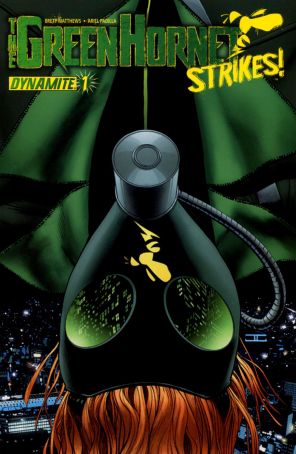 The Green Hornet Strikes 1 published by Dynamite with cover art by John Cassaday