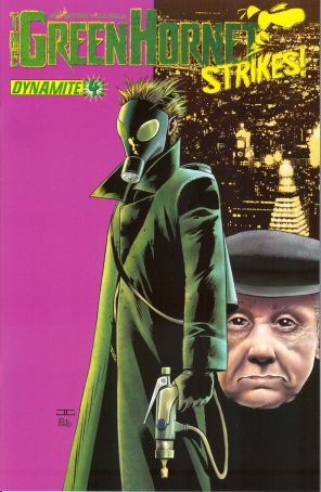 The Green Hornet Strikes 4 published by Dynamite with cover art by John Cassaday