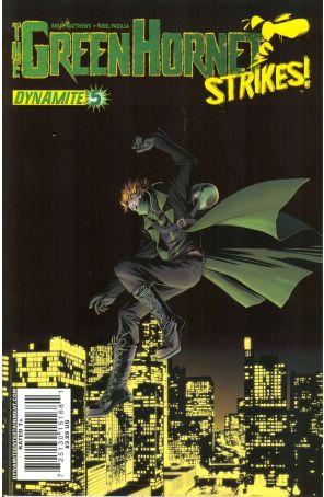 The Green Hornet Strikes 5 published by Dynamite with cover art by John Cassaday