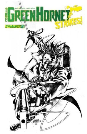 The Green Hornet Strikes 8A published by Dynamite with cover art by Erica Awano