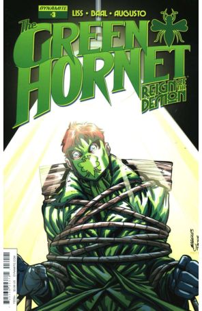 Green Hornet: Reign of the Demon 3B published by Dynamite with cover art by Anthony Marques
