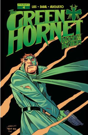 Green Hornet: Reign of the Demon 4B published by Dynamite with cover art by Anthony Marques