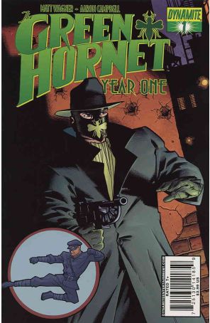 Green Hornet: Year One 1B published by Dynamite with cover art by Matt Wagner