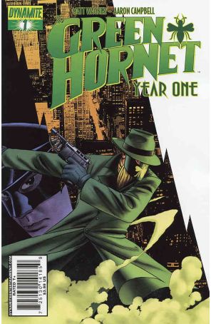 Green Hornet: Year One 1C published by Dynamite with cover art by John Cassaday