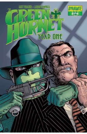 Green Hornet: Year One 12A published by Dynamite with cover art by Matt Wagner