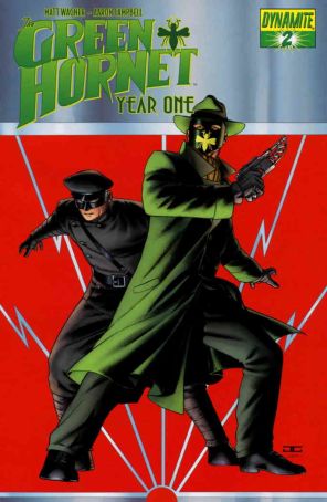 Green Hornet: Year One 2A published by Dynamite with cover art by John Cassaday
