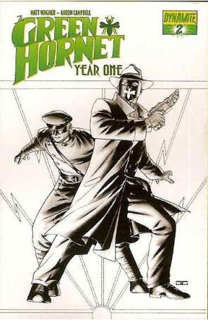 Green Hornet: Year One 2C published by Dynamite with cover art by John Cassaday