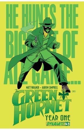Green Hornet: Year One 3A published by Dynamite with cover art by John Cassaday