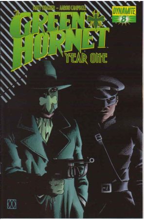 Green Hornet: Year One 8A published by Dynamite with cover art by Matt Wagner