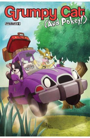 Grumpy Cat And Pokey 3B published by Dynamite with cover art by Bill Martin