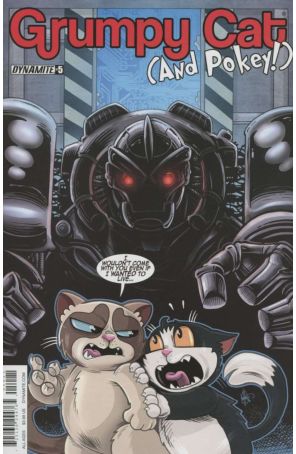 Grumpy Cat And Pokey 5B published by Dynamite with cover art by Ken Haeser