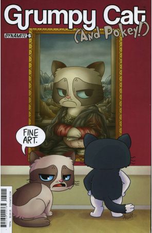 Grumpy Cat And Pokey 6A published by Dynamite with cover art by Agnes Garbowska