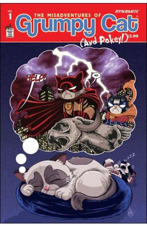 Grumpy Cat 1B published by Dynamite with cover art by Ken Haeser