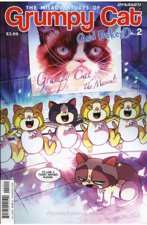 Grumpy Cat 2A published by Dynamite with cover art by Steve Uy