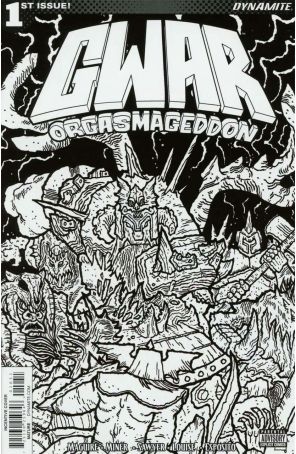 Gwar: Orgasmageddon 1E published by Dynamite with cover art by Scott Wygman