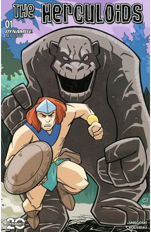 Herculoids 1K published by Dynamite with cover art by Craig Rousseau