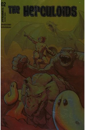 Herculoids 2L published by Dynamite with cover art by Eric Powell