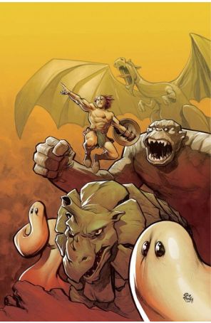 Herculoids 2N published by Dynamite with cover art by Eric Powell