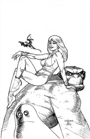 Herculoids 2Q published by Dynamite with cover art by Joseph Michael Linsner