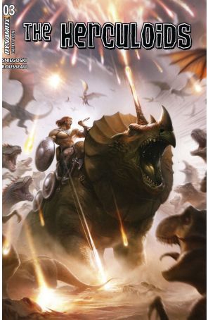 Herculoids 3A published by Dynamite with cover art by Francesco Mattina