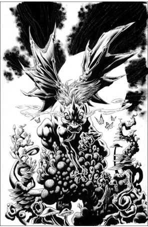 Herculoids 4M published by Dynamite with cover art by Kyle Hotz