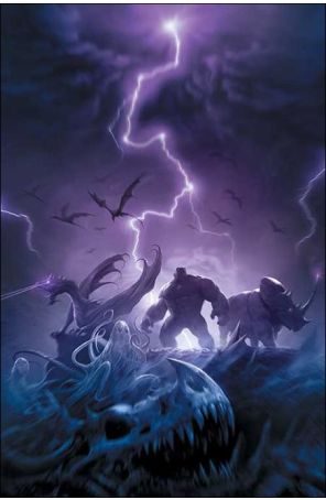 Herculoids 6K published by Dynamite with cover art by Francesco Mattina
