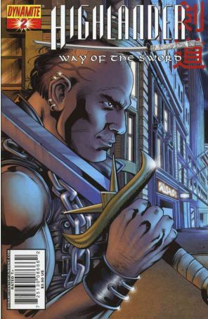 Highlander: Way of the Sword 2A published by Dynamite with cover art by Jean Dias