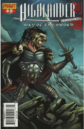 Highlander: Way of the Sword 3A published by Dynamite with cover art by Jean Dias