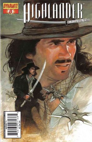 Highlander 8C published by Dynamite with cover art by Dave Dorman