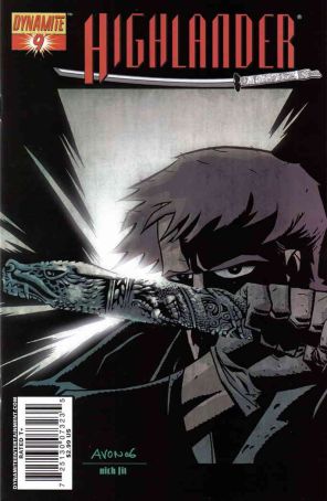 Highlander 9A published by Dynamite with cover art by Michael Avon Oeming