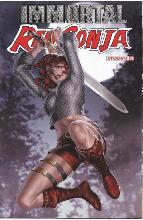 Immortal Red Sonja 3B published by Dynamite with cover art by Junggeun Yoon