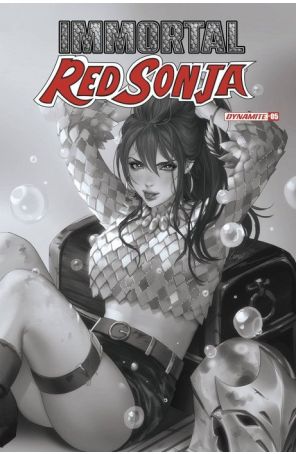 Immortal Red Sonja 5F published by Dynamite with cover art by Leirix Li
